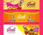 Happy Gudi Padwa Banner Collection