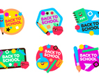 Cute Back to School Label Badge
