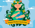 Mother Earth Day Holding Earth Planet