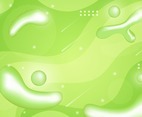 Green Fluid Background