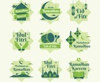 Welcoming Ramadhan Badges Set