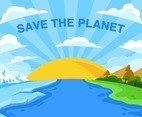 Save The Planet Concept