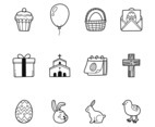 Handdrawn Easter Icon Pack