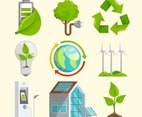 Green Technology Icon Collection