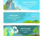 Green Technology Banner Collection