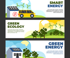 Eco Green Technology Banner Template Set