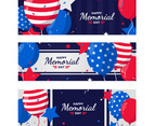 Happy Memorial Day Banner Template