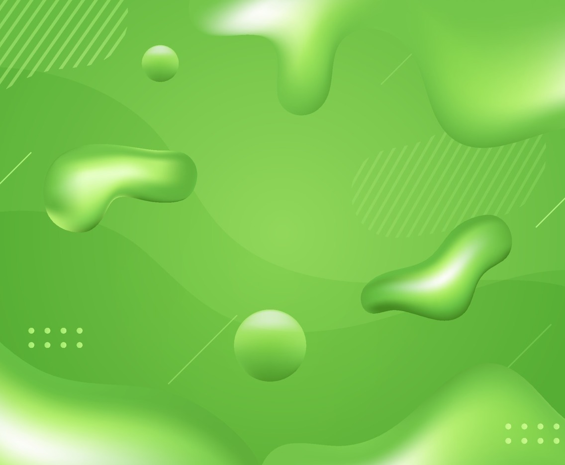 Green Organic Fluid Background