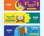 Set of Ramadan Kareem Vouchers