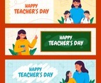 Happy Teacher's Day Banner Collection