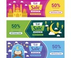 Set of Eid Sale Marketing Voucher