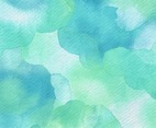 Pretty Watercolor Background In Turquoise Color