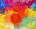 Fancy Abstract Colorful Watercolor Background