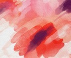Beautiful Watercolor Background In Red Hues