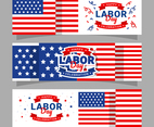 Labor Day Celebration Banner Collection