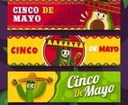 Funny Cactus for Cinco de Mayo Banner