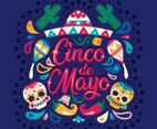 Text Background for Cinco de Mayo