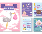 Baby Birth Card Collection