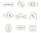 Wedding Monogram Design Set