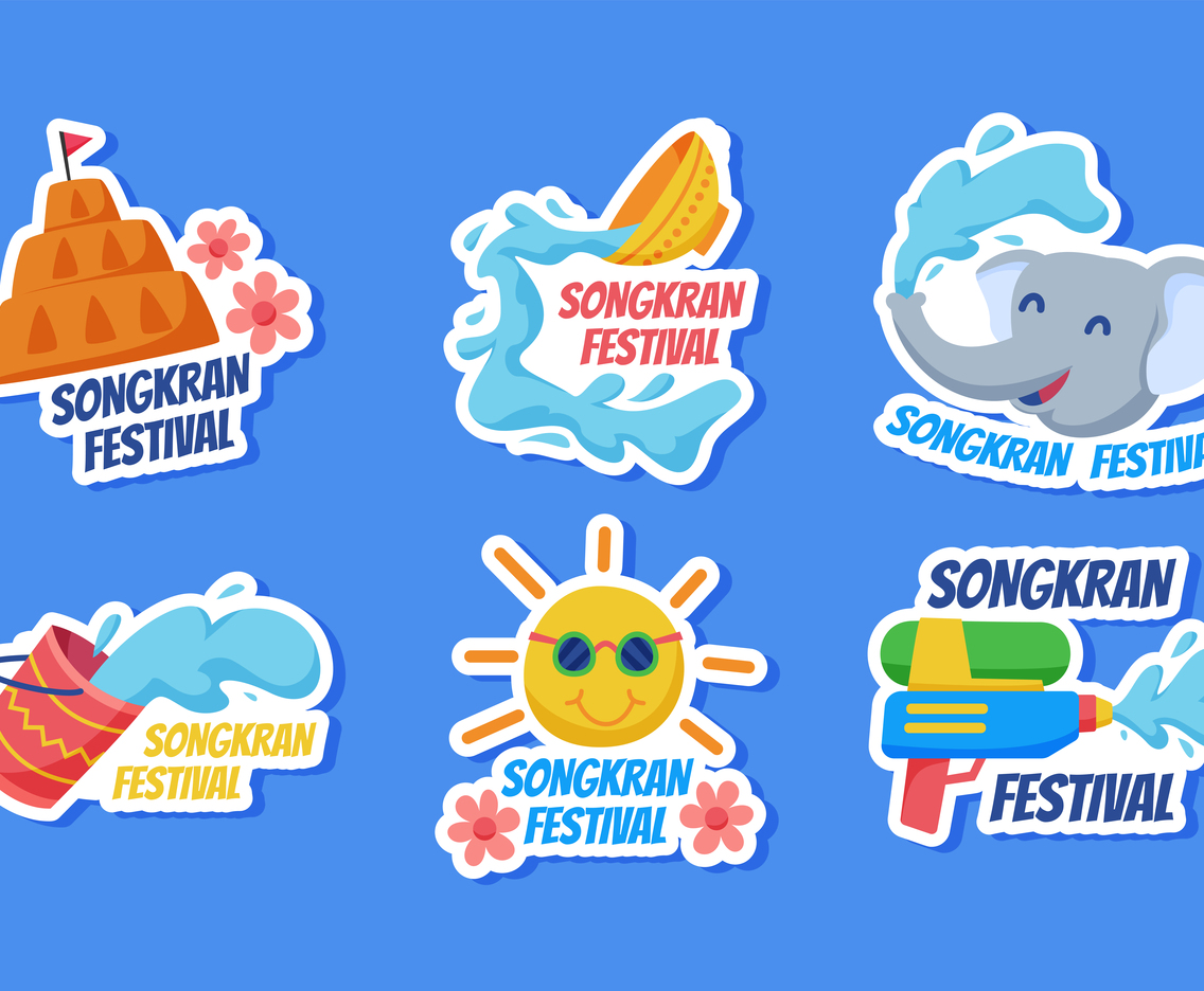 Songkran Festival Sticker