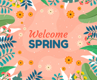 Welcome Spring Background