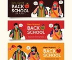 New Normal Back to School Banner Collection