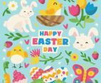 Easter Day Icon Set