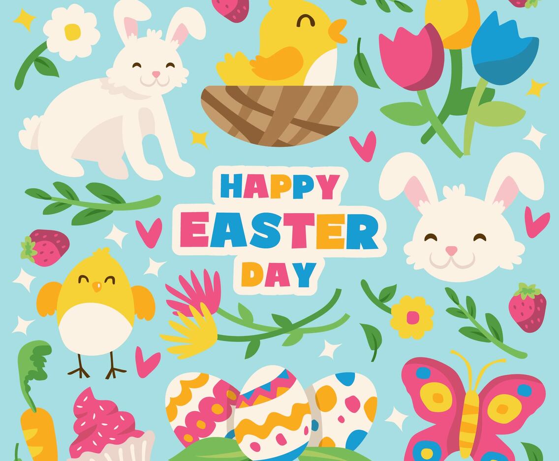 Easter Day Icon Set