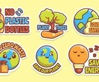 Earth Day Sticker Collection