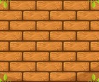 Wood Bricks Background