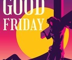 Good Friday Silhouette of Jesus