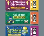 Eid Mubarak Voucher Set