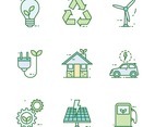 Green Technology Icon Set