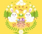 Easter Rabbit Decorative Design