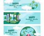 Happy Mother Earth Day Banner