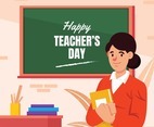 Happy Teacher's Day Concept