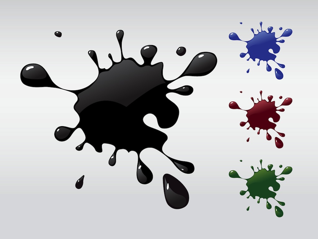 Paint splatter Vector & Graphics to Download