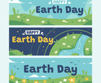 Fun Earth's Day Awareness Banner Collection