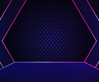 Simple neon stage background