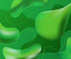 Green Fluid Background
