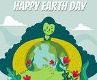 Happy Mother Earth Equals Happy Life