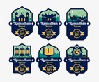 Set of Ramadan Labels