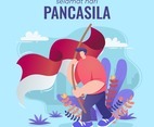 Celebrate Pancasila Day by raising Merah Putih