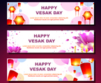Happy Vesak Day Banner