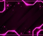 Modern Realistic Pink Neon Background