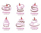 Cute Cake Logo Concept