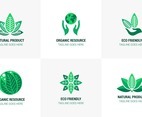Natural Ecosystem Organic Logo Template Design