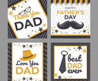 Happy Fathers Day Greeting Card Set
