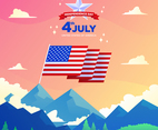 4th of July American Independence Day Background