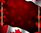 Canada Day Background Illustration